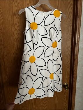 Vintage Talbots White Daisy Dress